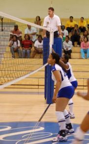 Lady Blue Devils in Action